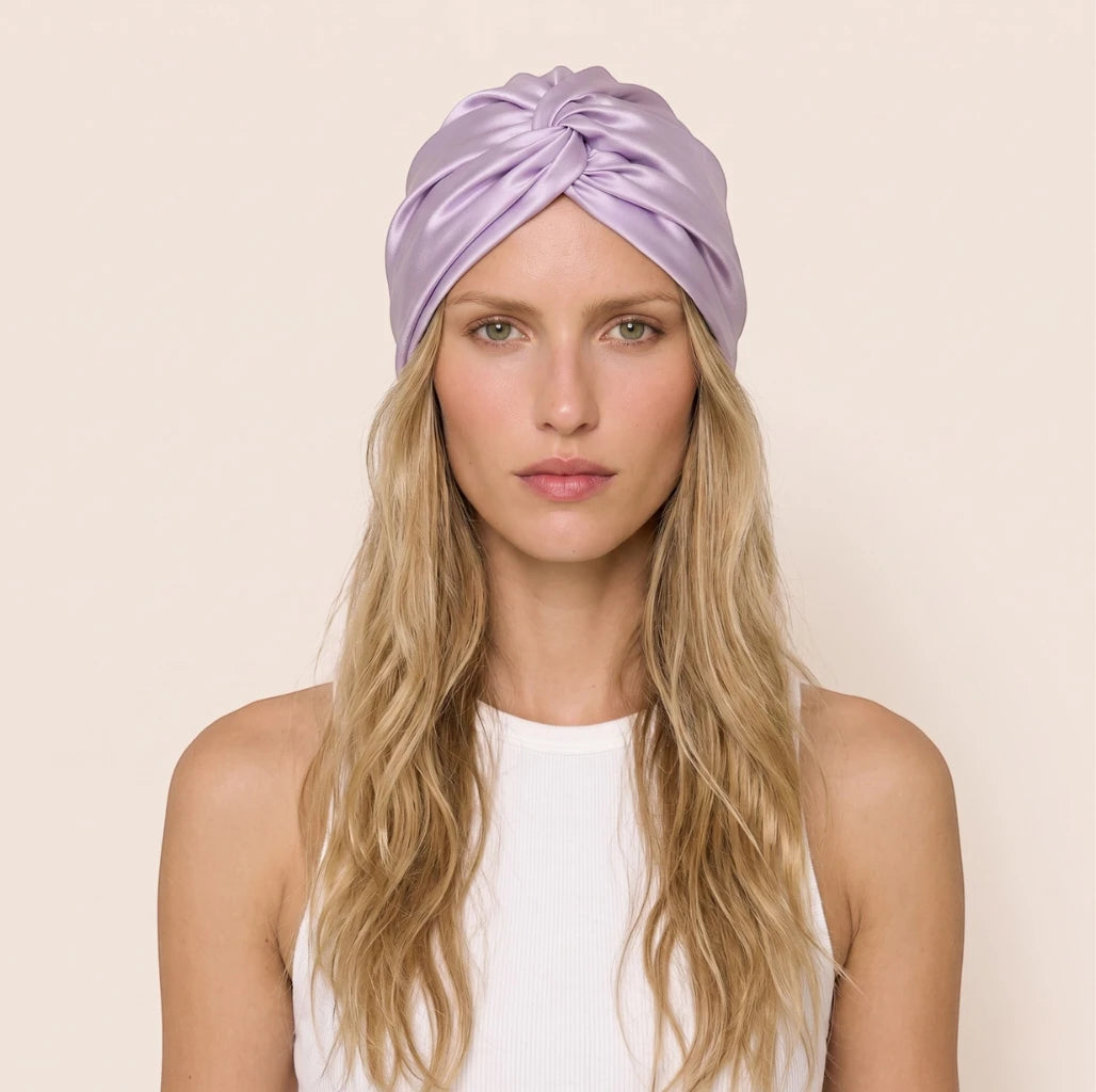 Bonnet en Soie double couche